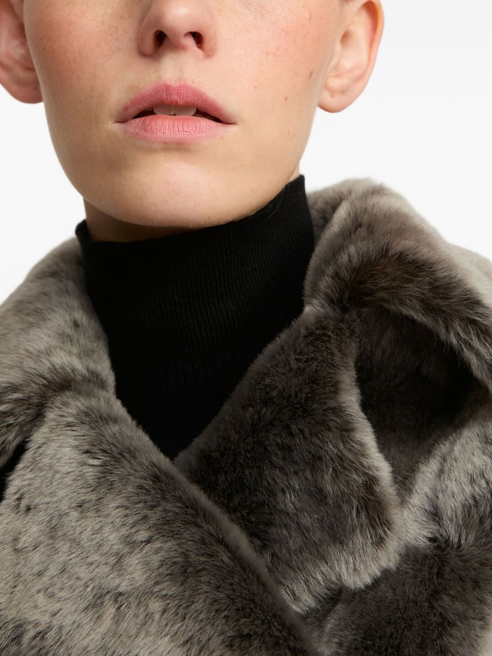 wool double-breasted coat - 5
