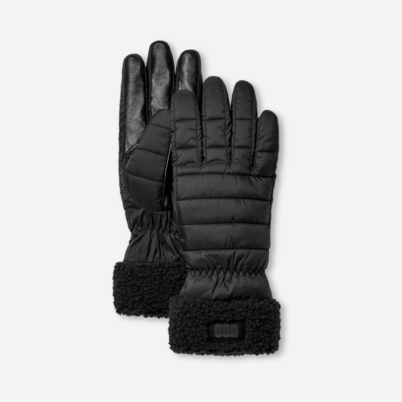 ® Women's AW ®fluff Cuff Glove Nylon in Black 1