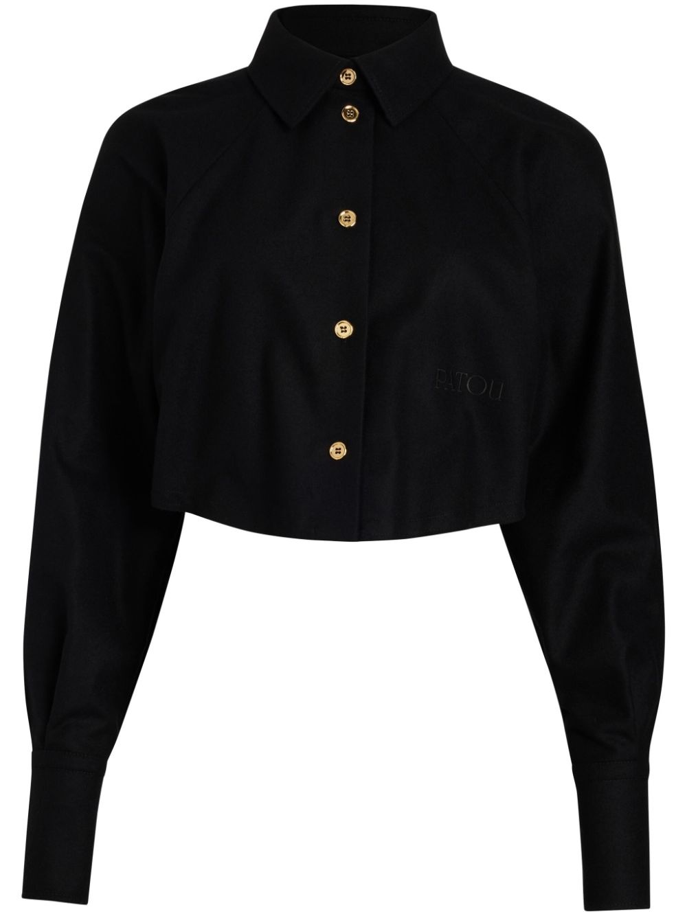 cropped shirt - 1