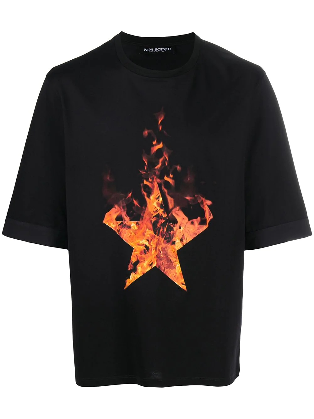 Firestars-print T-shirt - 1