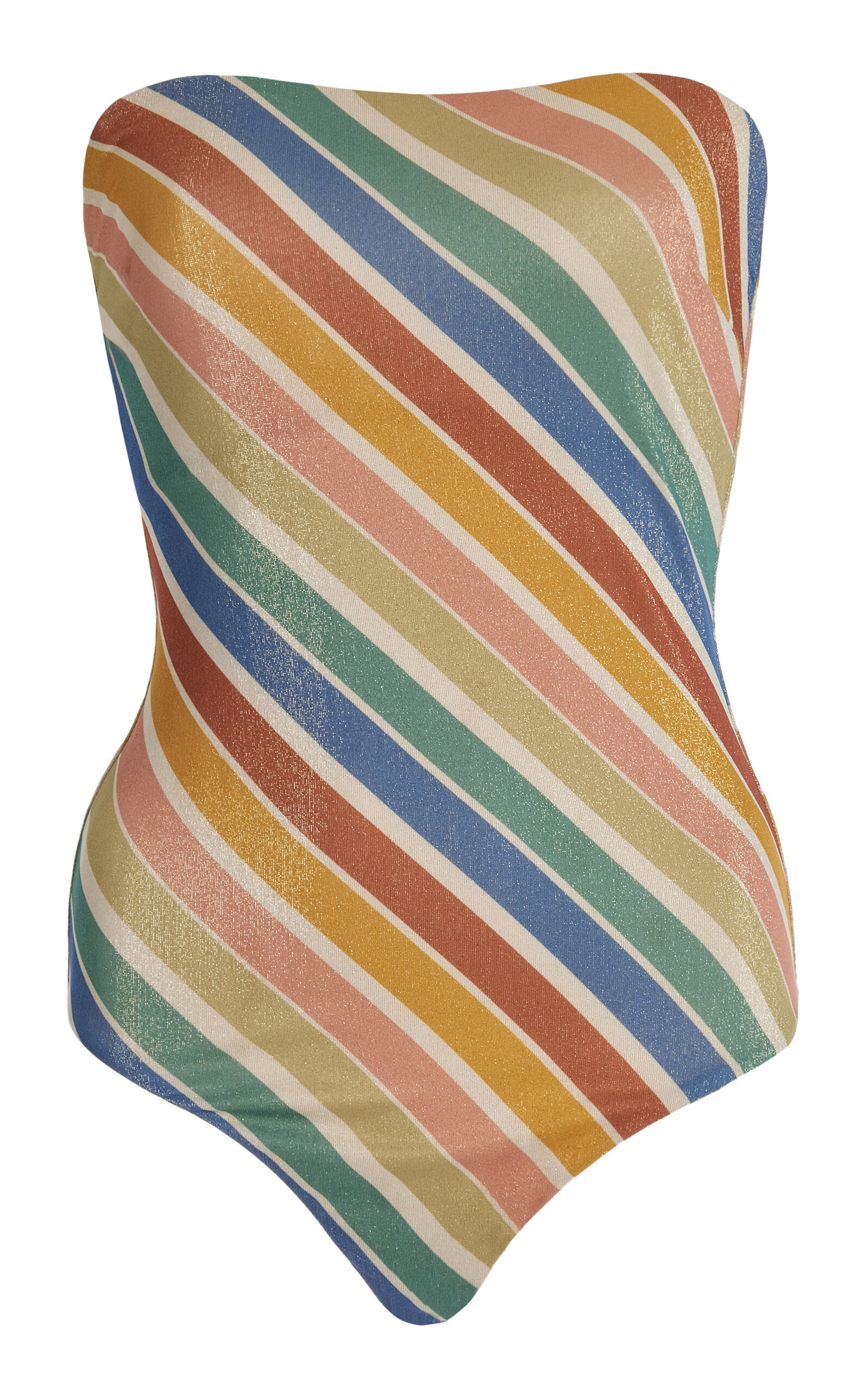 【Zimmermann】Everley llic striped recycled bikini Zimmermann】Everley metallic striped recycled bikini