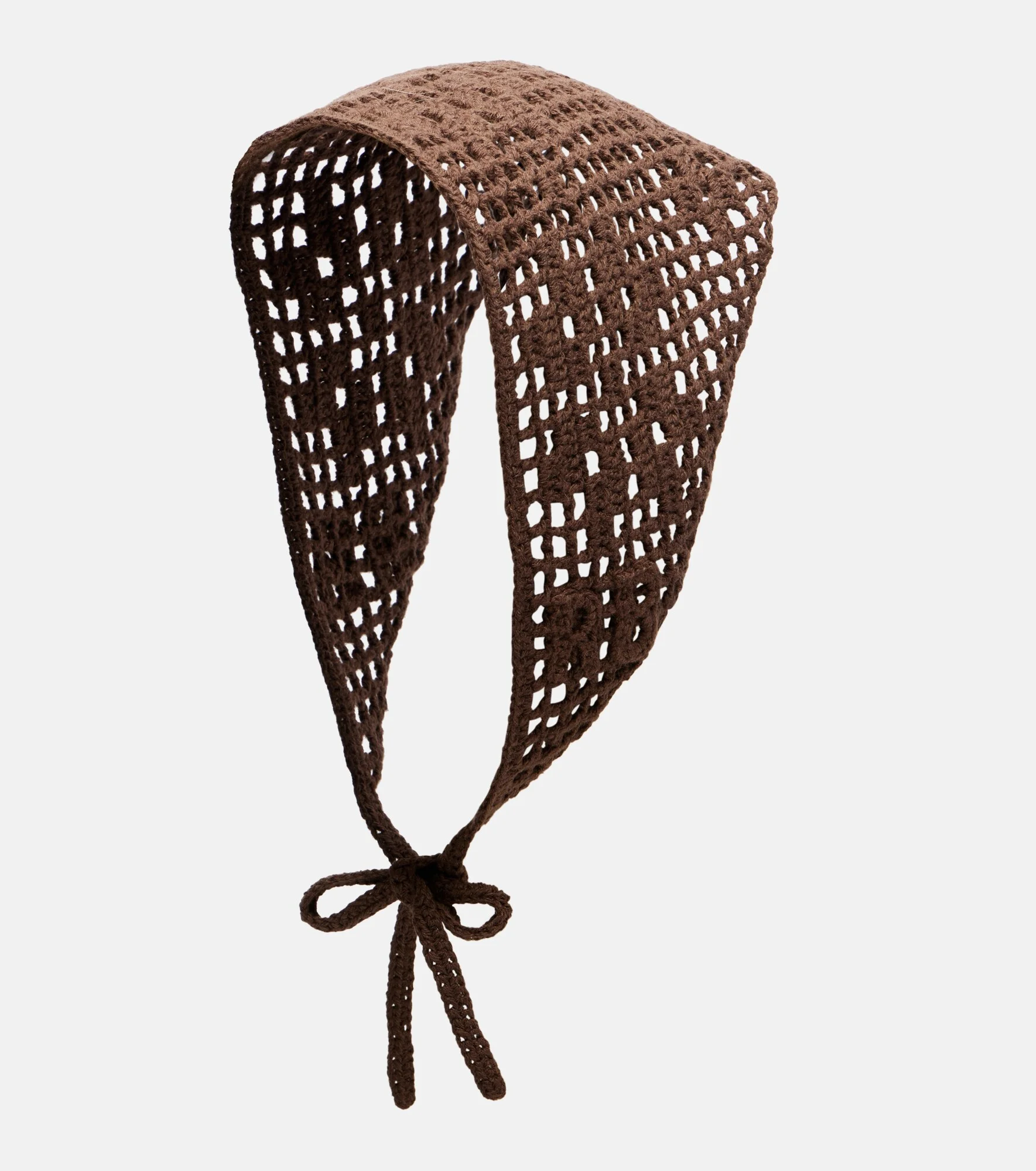 Crochet cotton scarf - 1