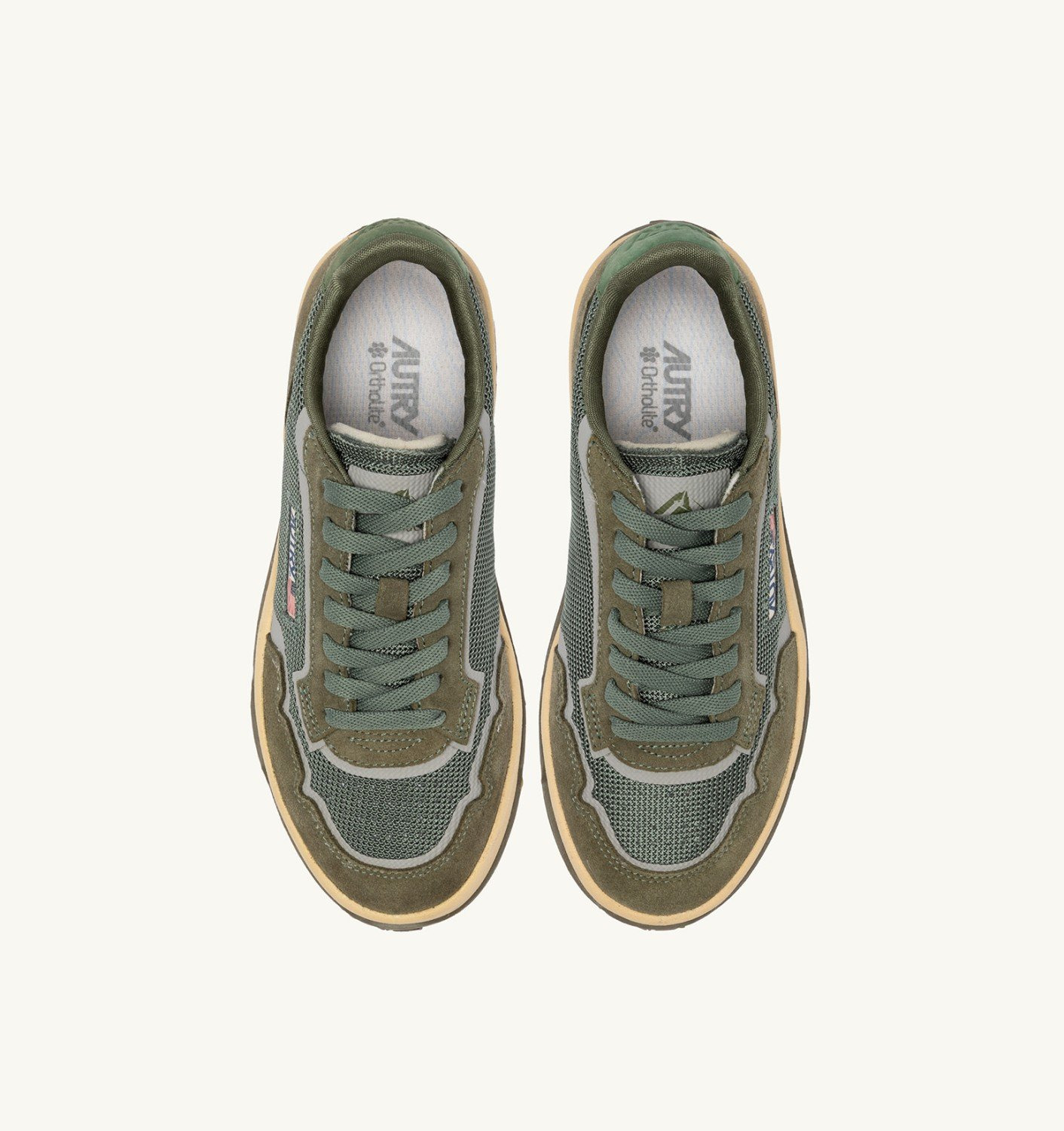 WILDPACE LOW SNEAKERS IN SCHIO AND MILITARY MESH AND SUEDE - 5