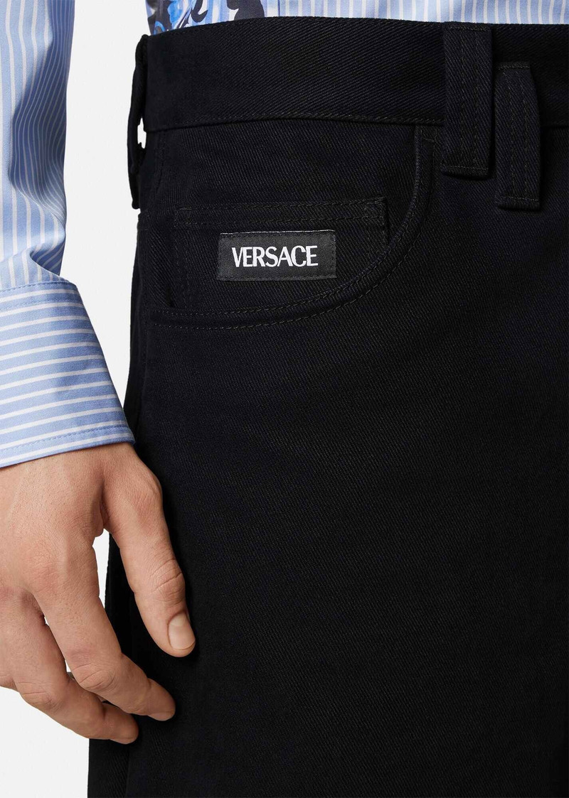 Greca Accent Oversized Pants 5