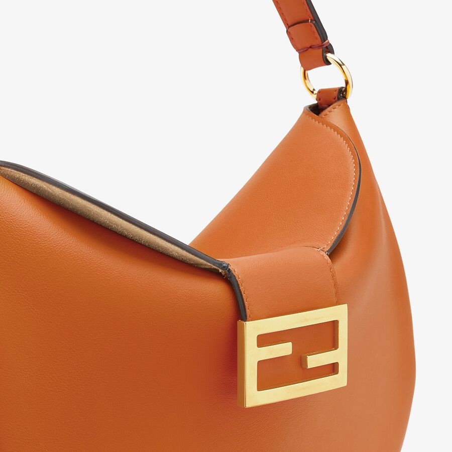 Brown leather bag - 6