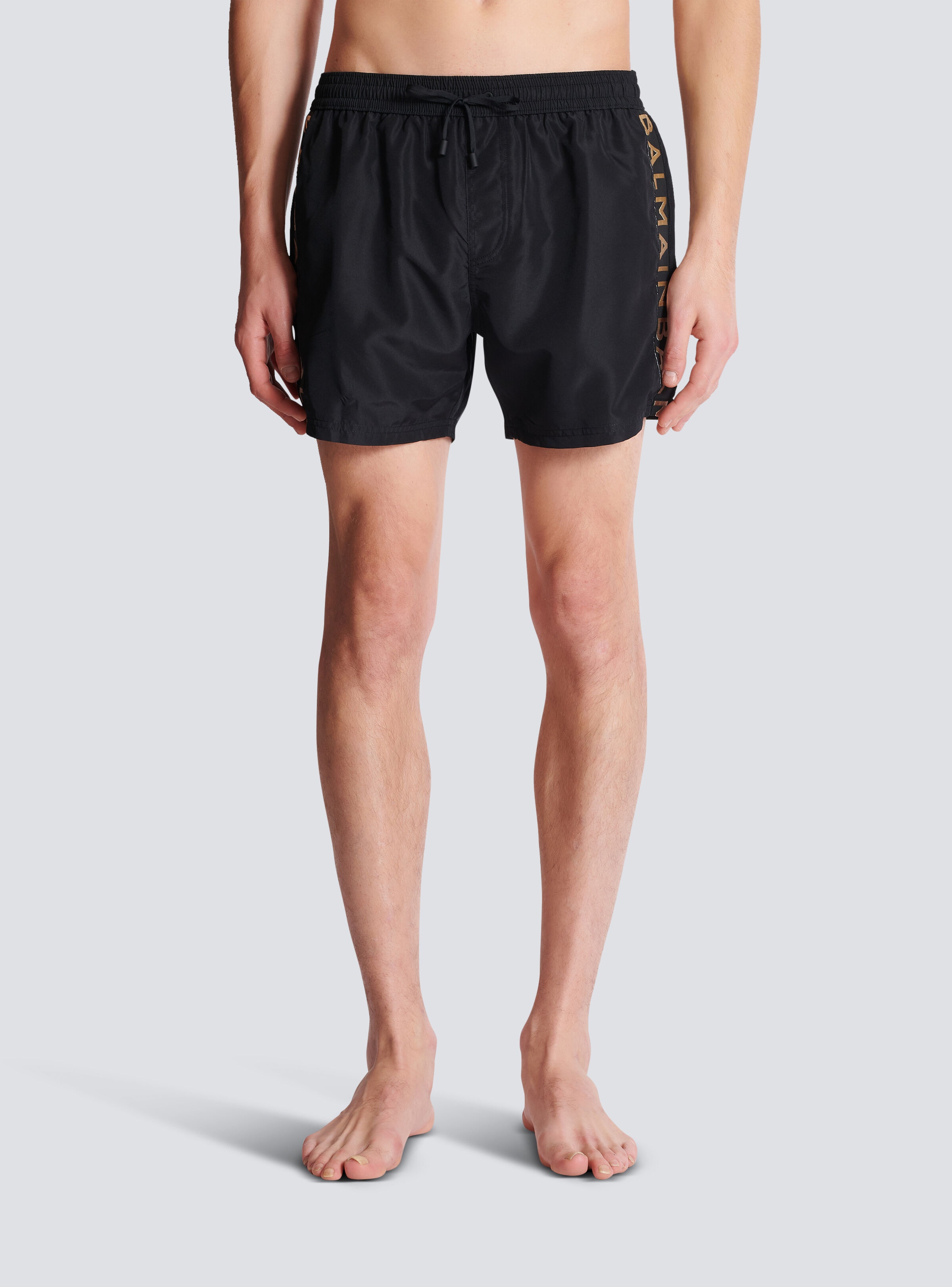 Balmain logo swim shorts - 5