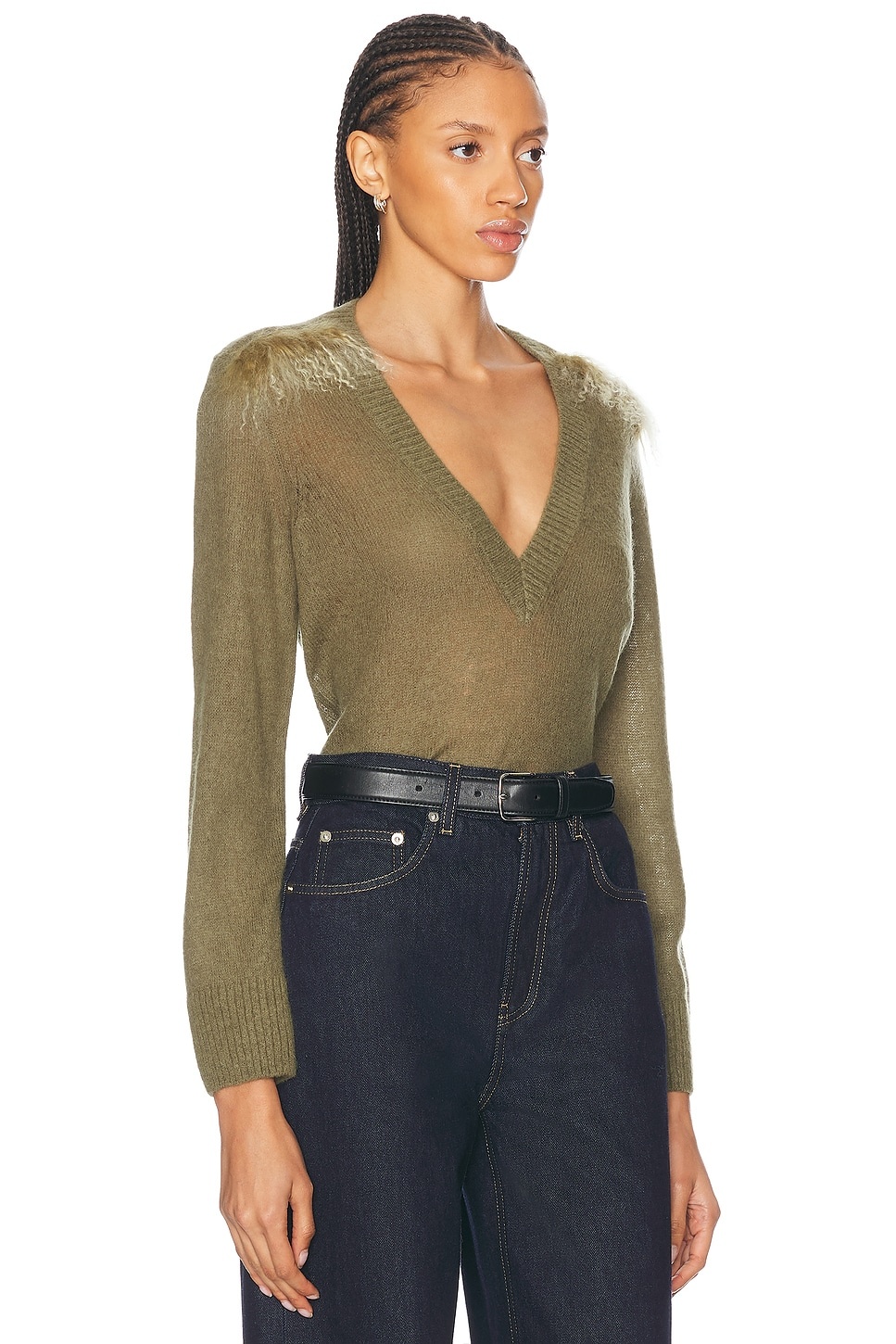 V-neck Sweater - 2