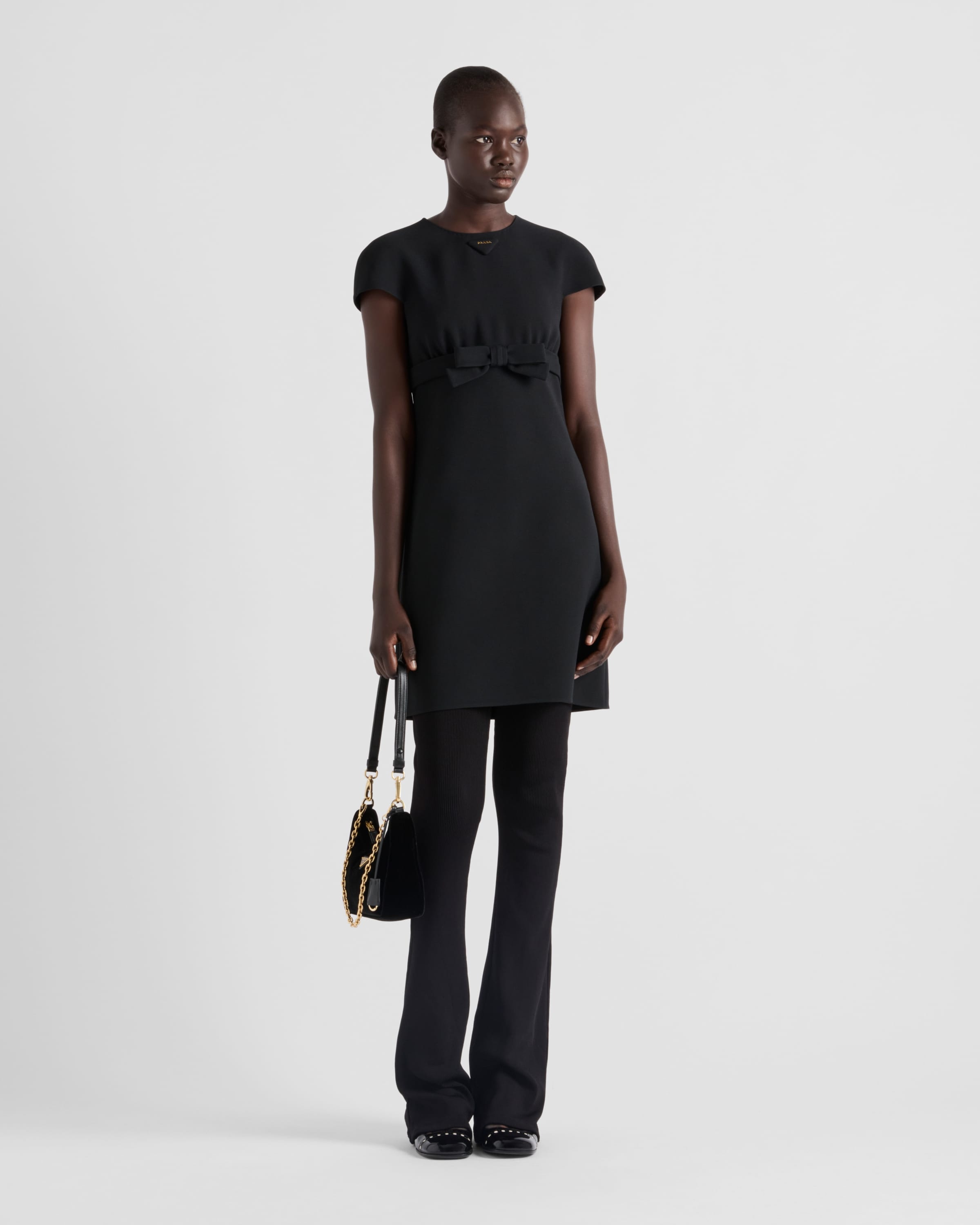 Sablè compact short dress - 2