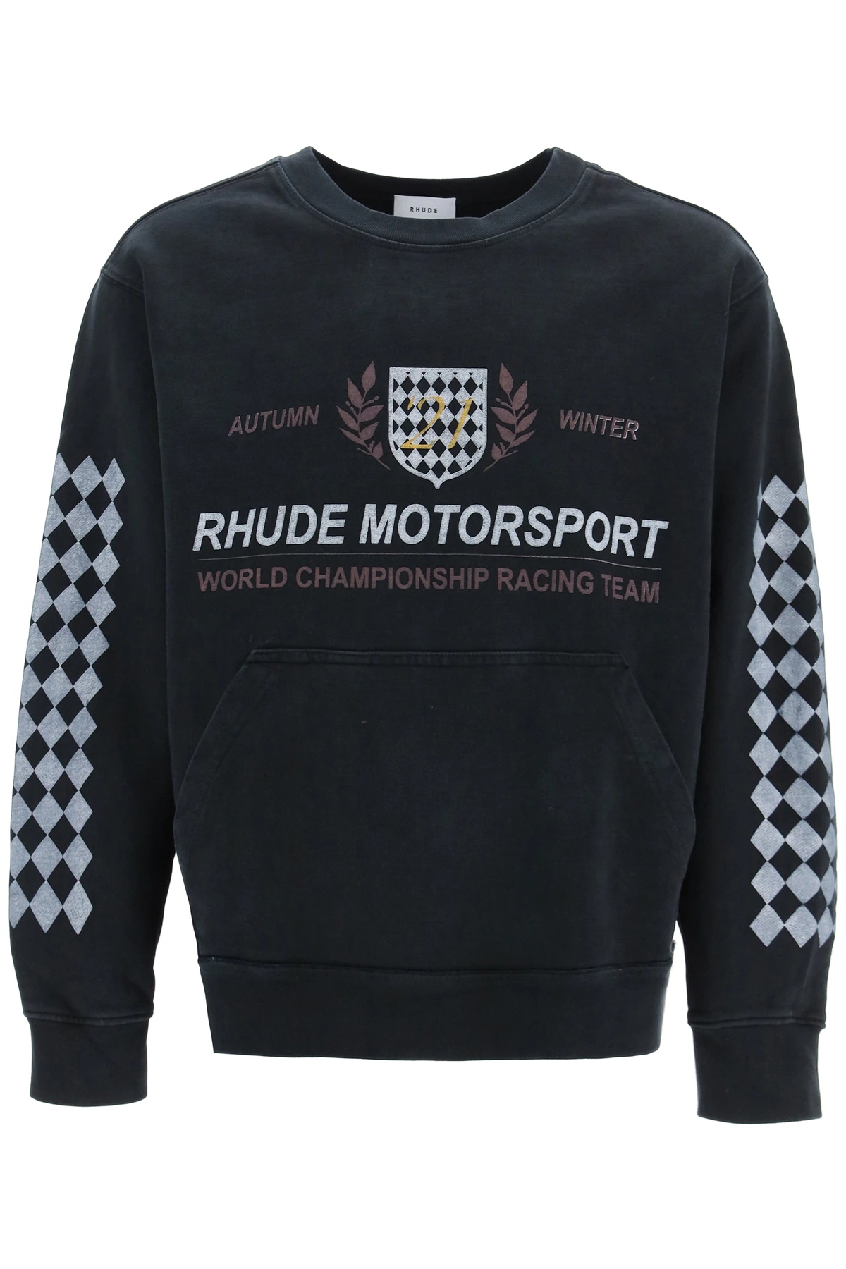 MOTOR CREST PRINT SWEATSHIRT - 1