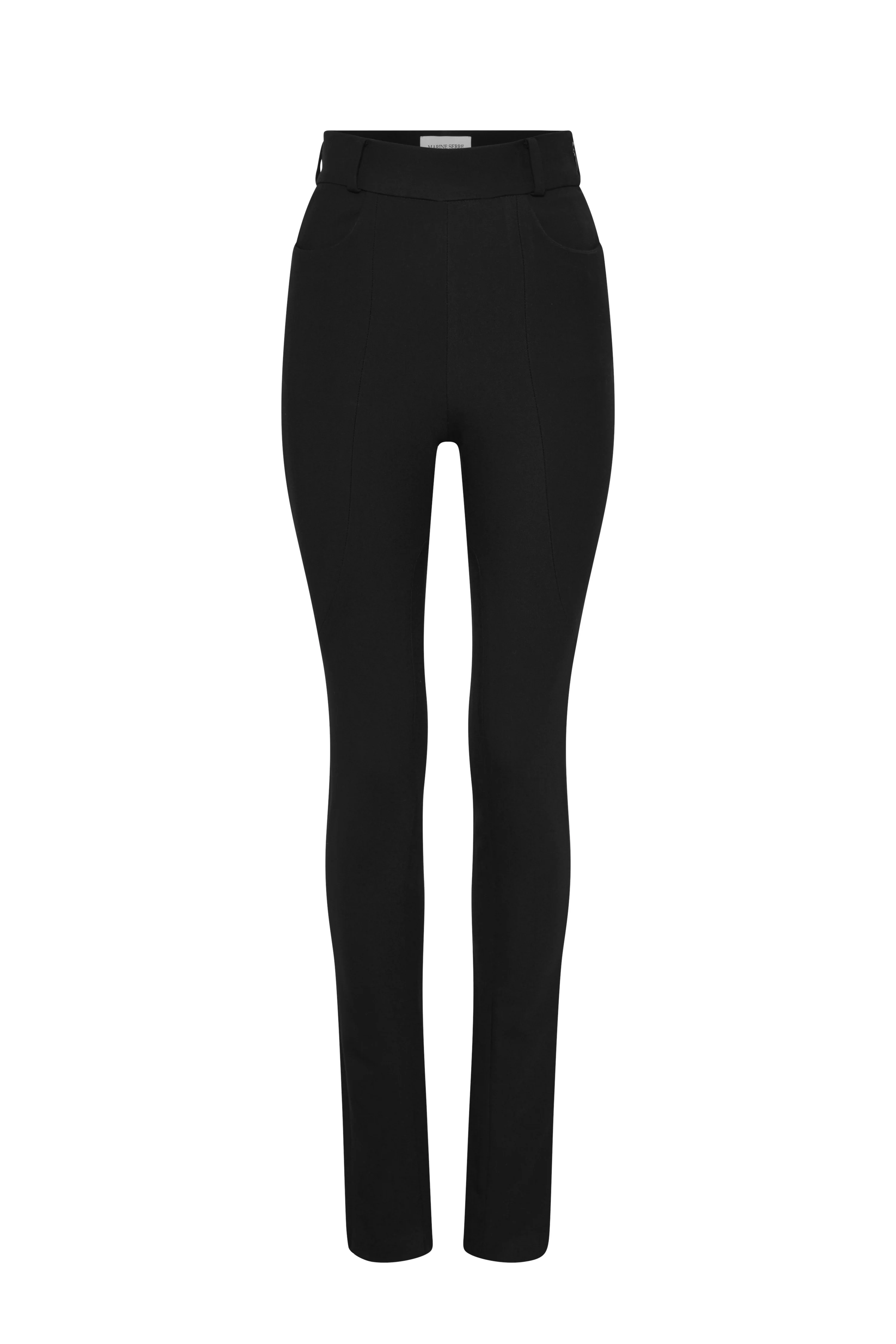 Tailored slim flim pant with sculptural seam lines - 1