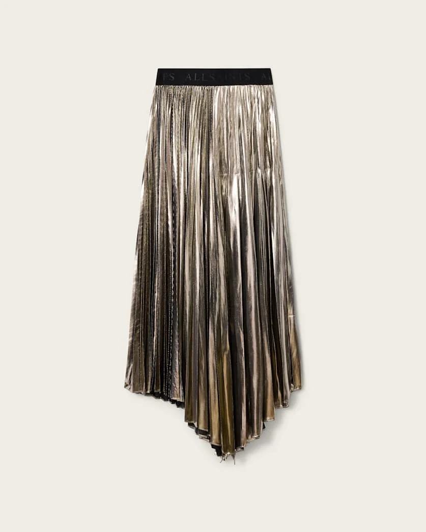 JAX PLEATED MIDI SKIRT - 1