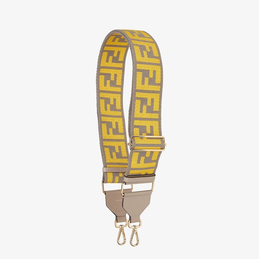 Gray webbing shoulder strap - 1