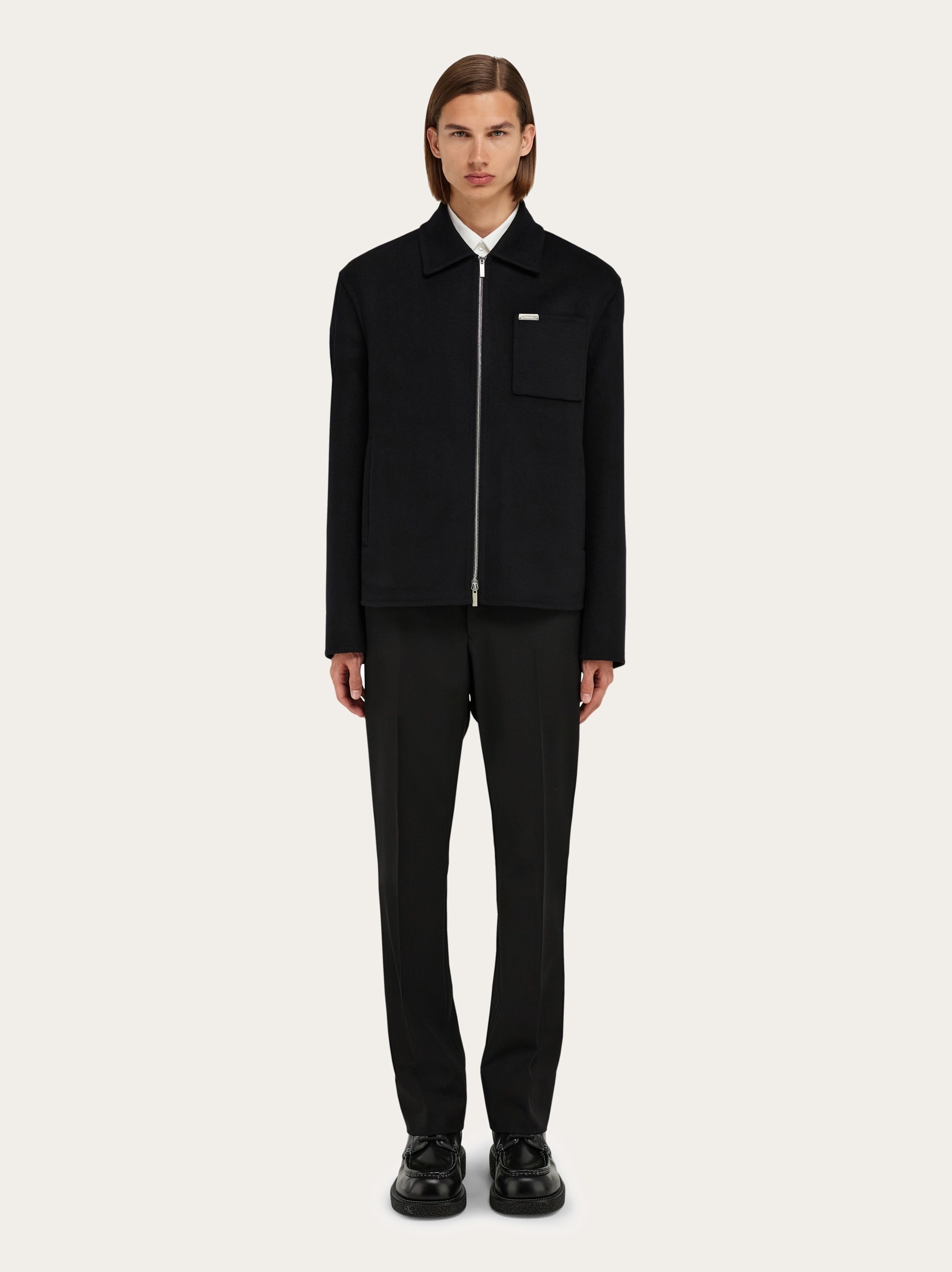 Cashmere-blend blouson - 6