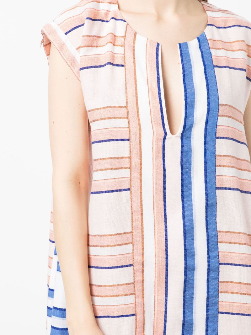 Eskedar stripe-pattern caftan dress 5