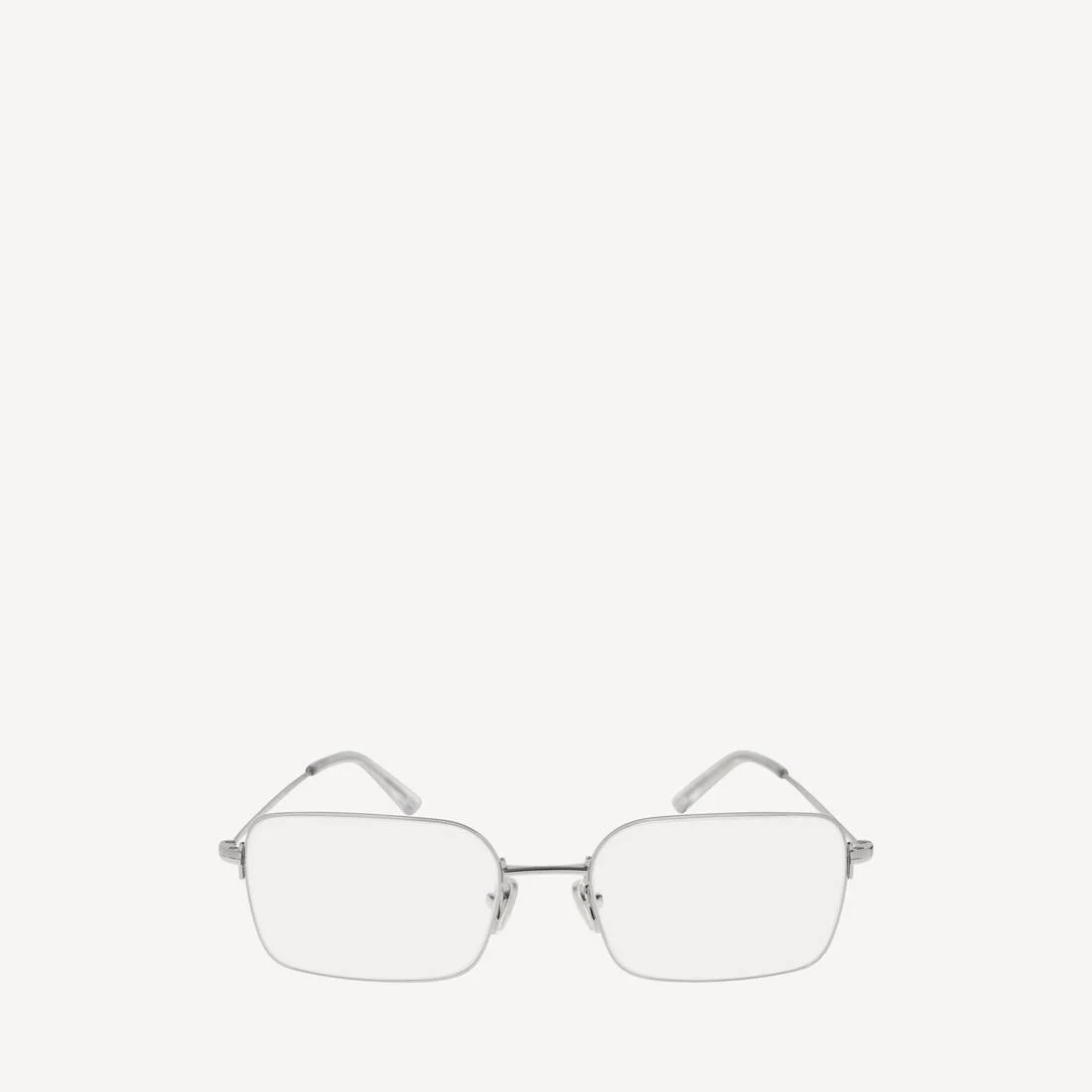 Invisible Rectangle Sunglasses in Silver - 1