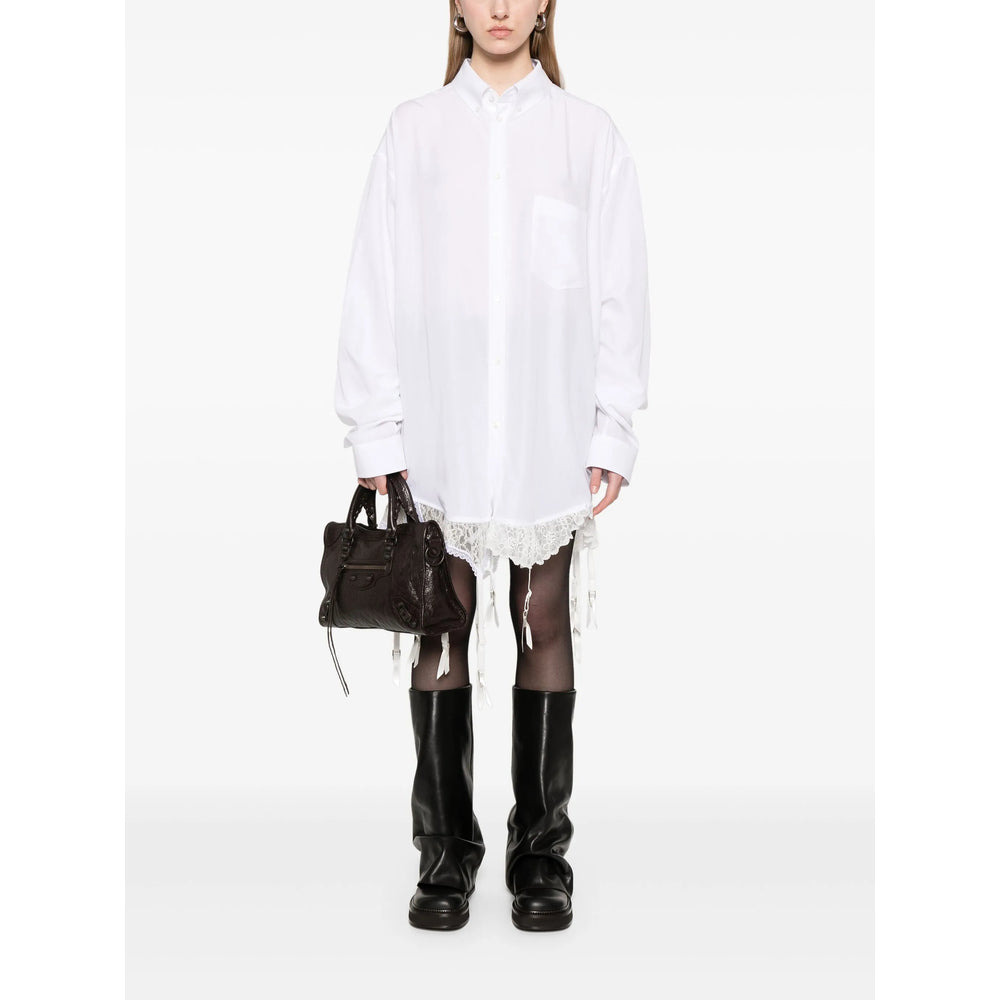 Balenciaga White Tops - Shirts Women - 3