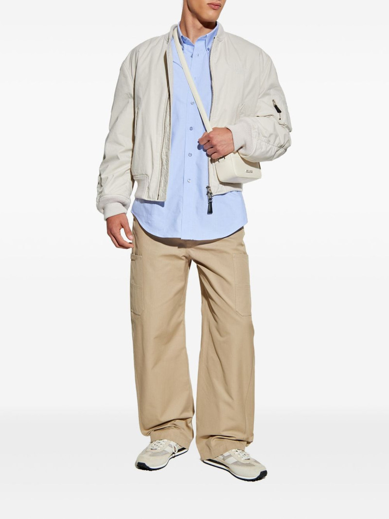Givenchy embroidered-logo bomber jacket outlook