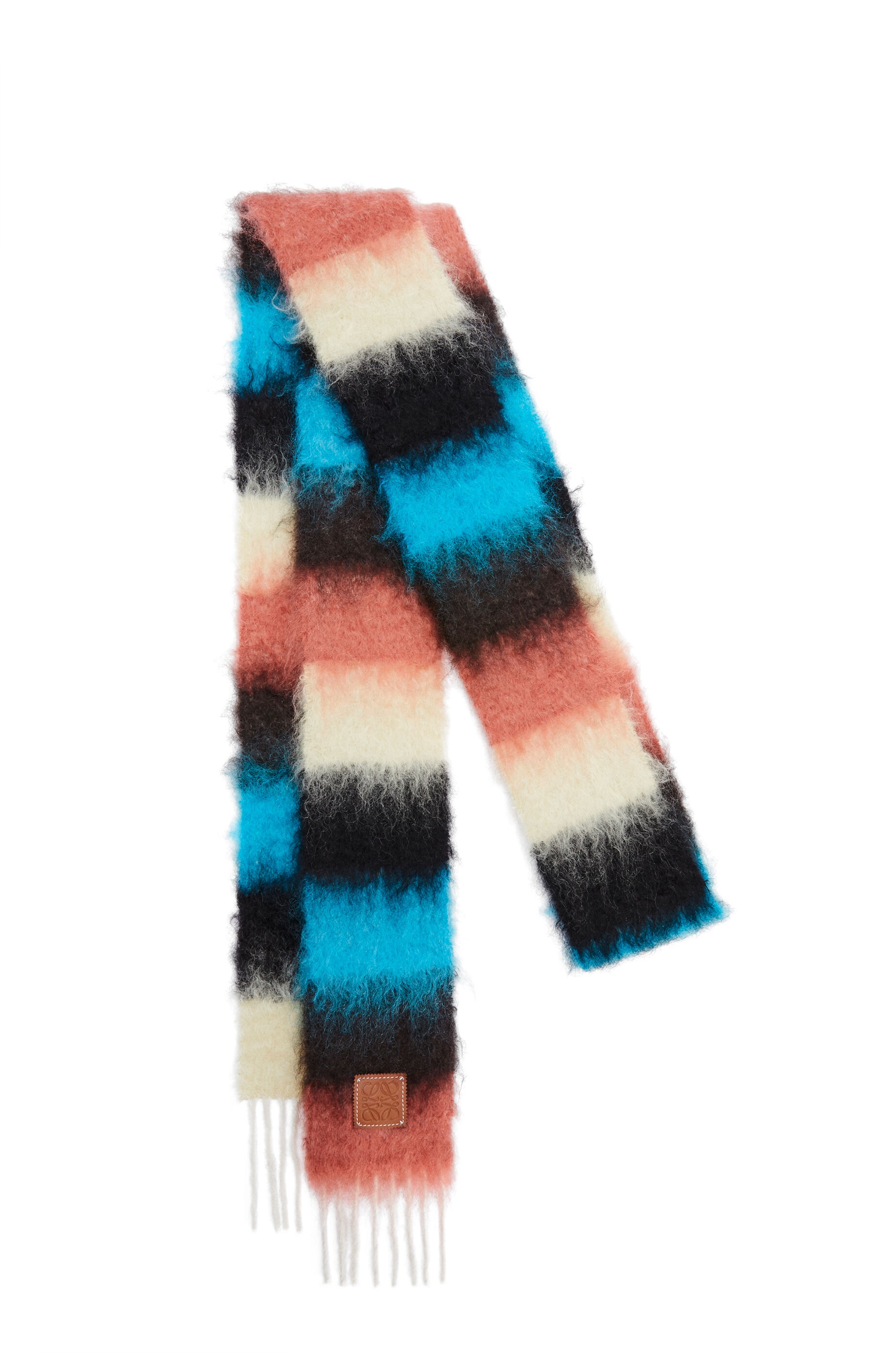 Stripe scarf in mohair - 2