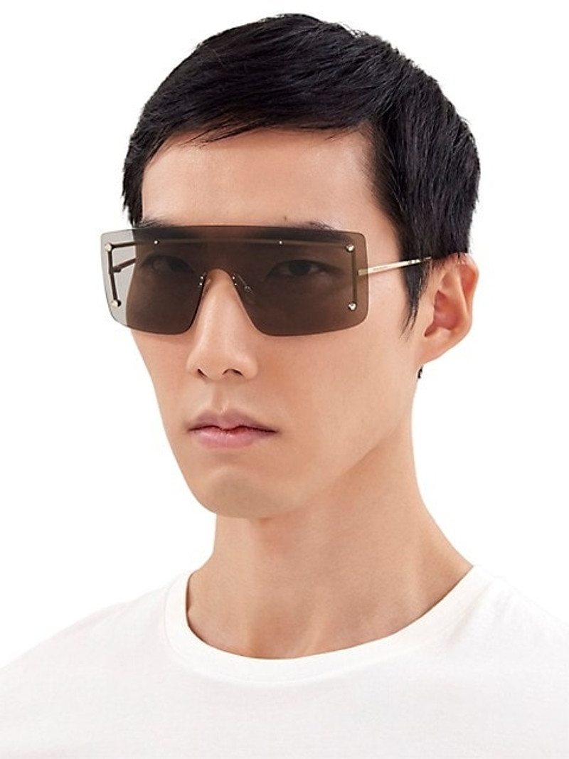 Spike Studs 99MM Mask Metal Sunglasses 4