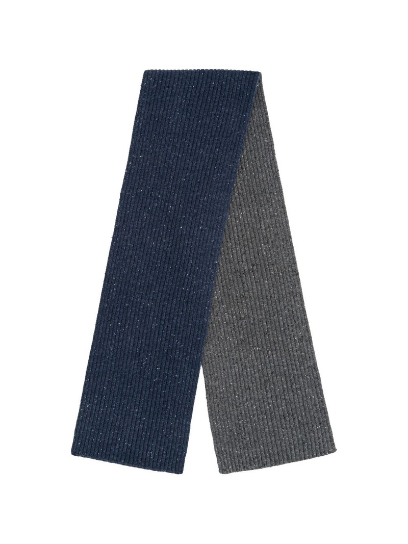 ribbed-knit flecked scarf 1