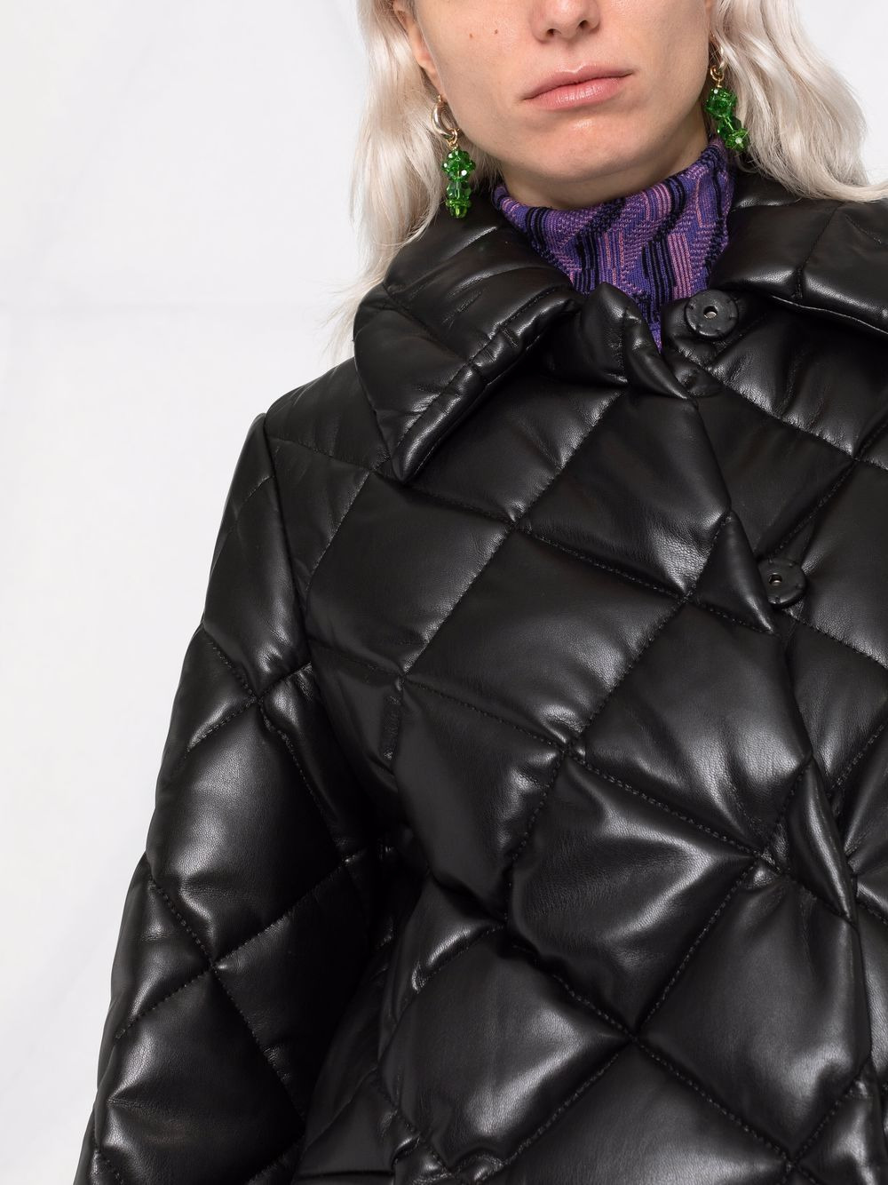 Dorothea diamond-quilted coat - 3