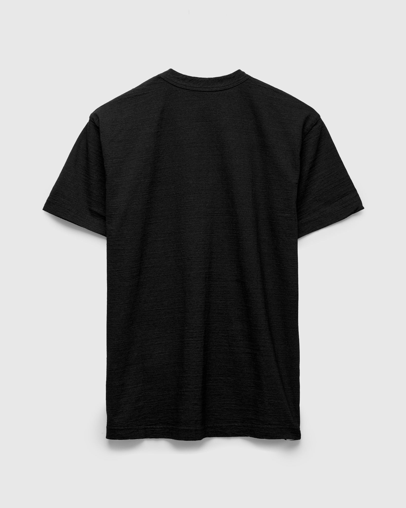 Yarn Dyed Knit T-Shirt in Black Indigo - 2