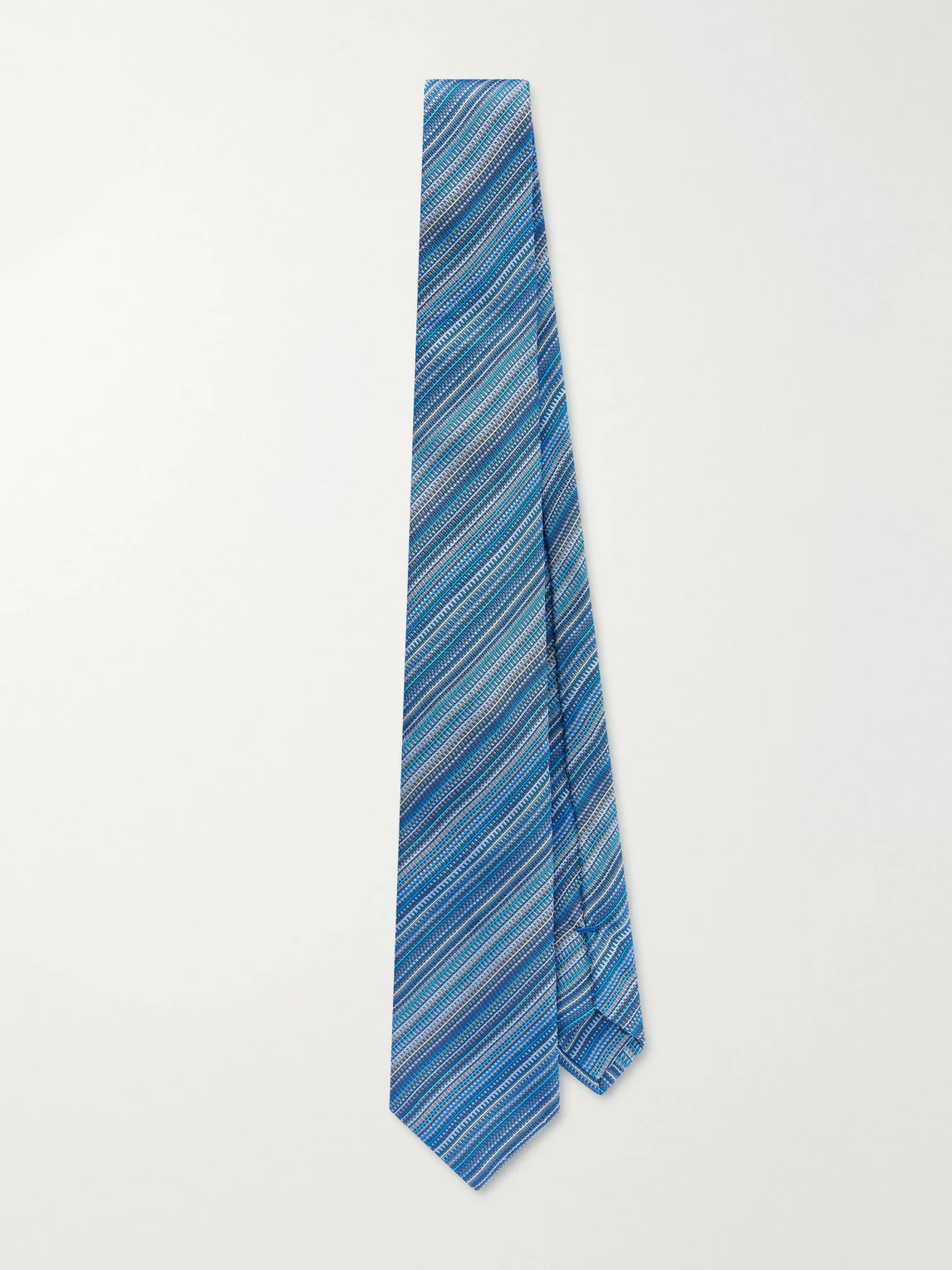 7cm Crochet-Knit Silk Tie - 1