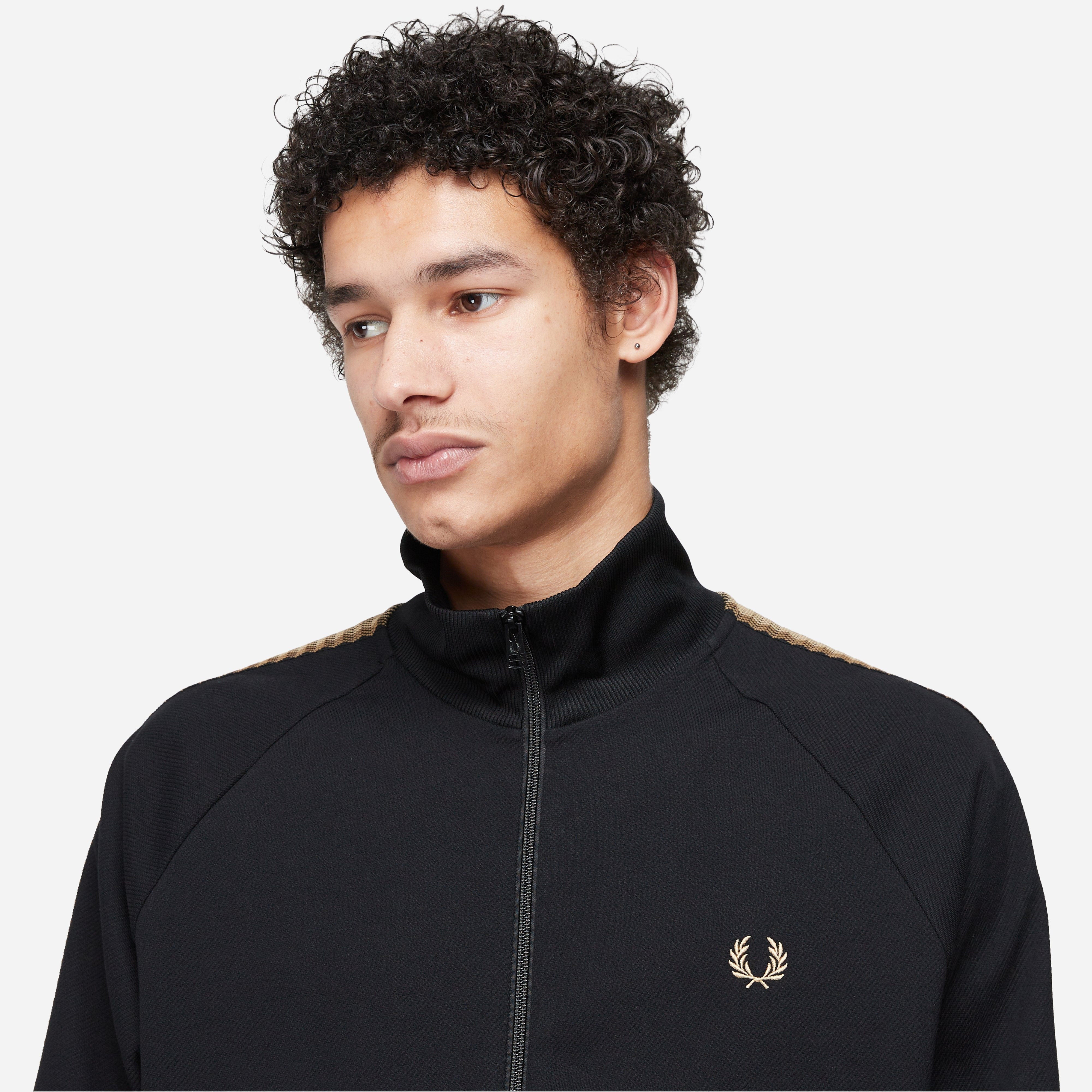 Fred Perry Crochet Taped Track Jacket - 4