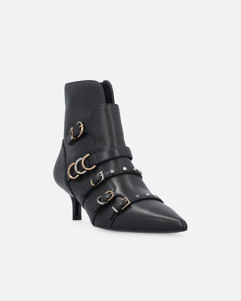 BOOTIES WITH STRAPS AND LOVE BIRDS LOGO 2