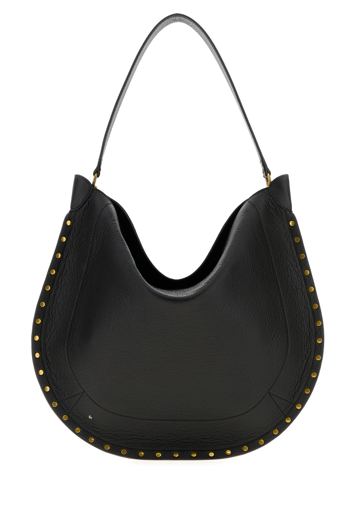 Black leather Oskan shopping bag - 3