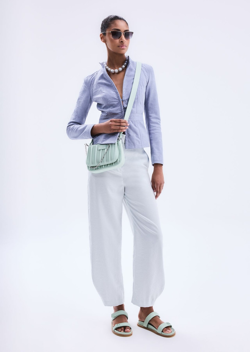 Waxed lambskin nubuck jacket 6