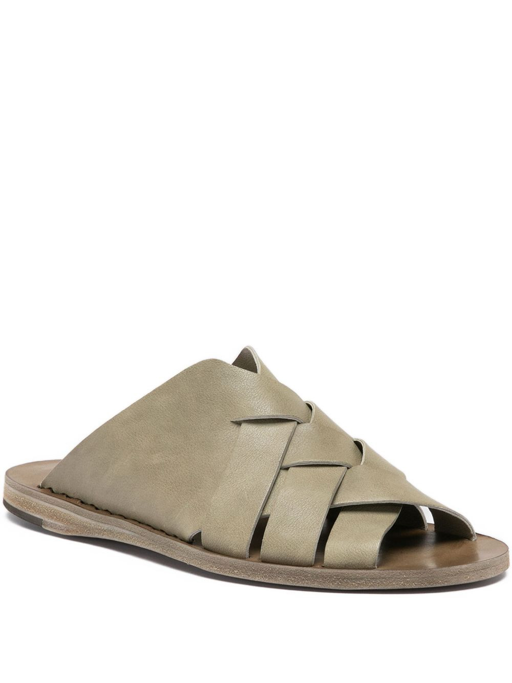 woven leather sandals - 2