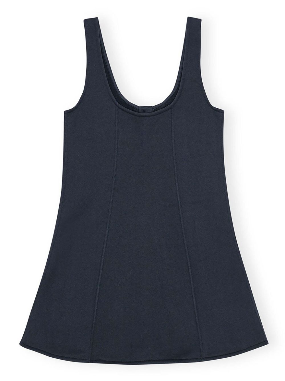 button-fastening mini dress - 6