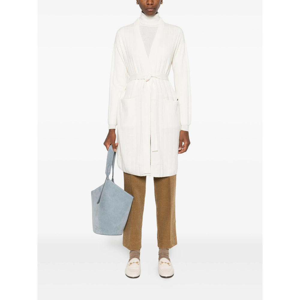 Max Mara White Knitwear - Cardigans Women - 2