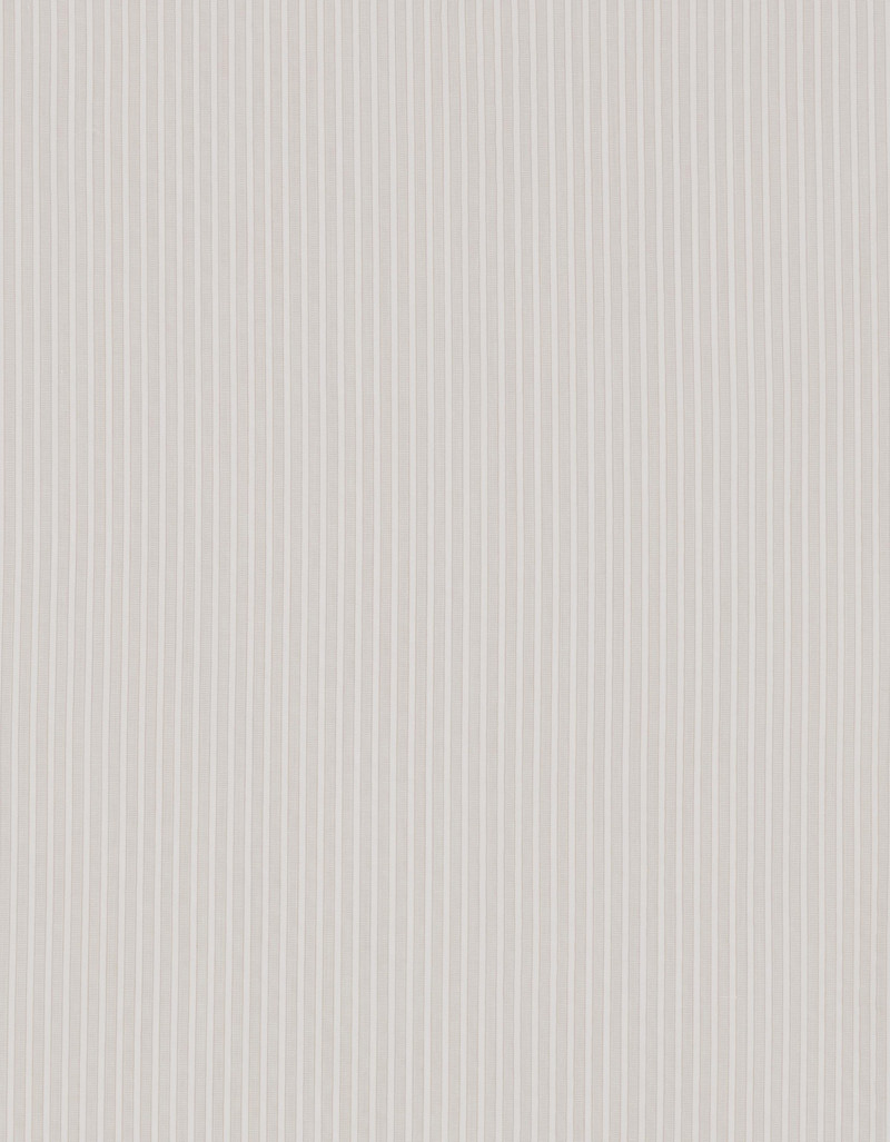 BEIGE AND WHITE STRIPED SEERSUCKER COTTON SLIM-FIT SHIRT 4
