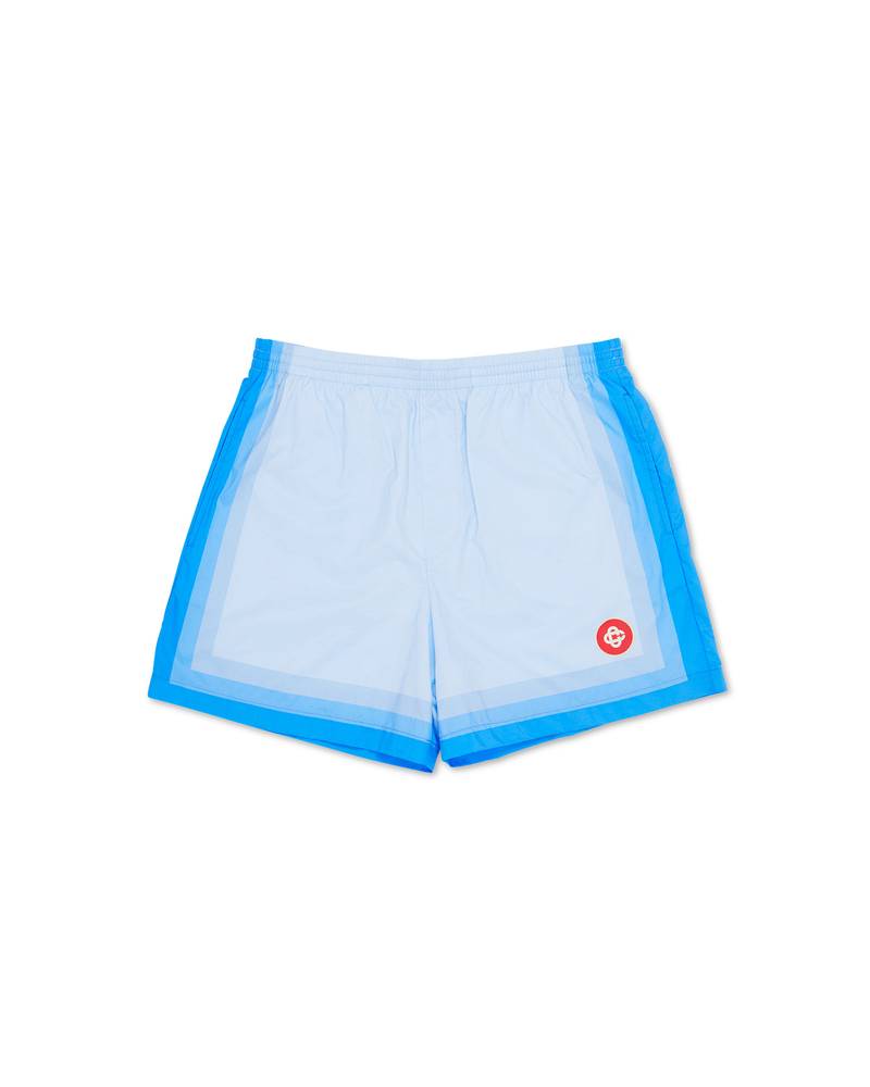 Blue Gradient Swim Trunks 1