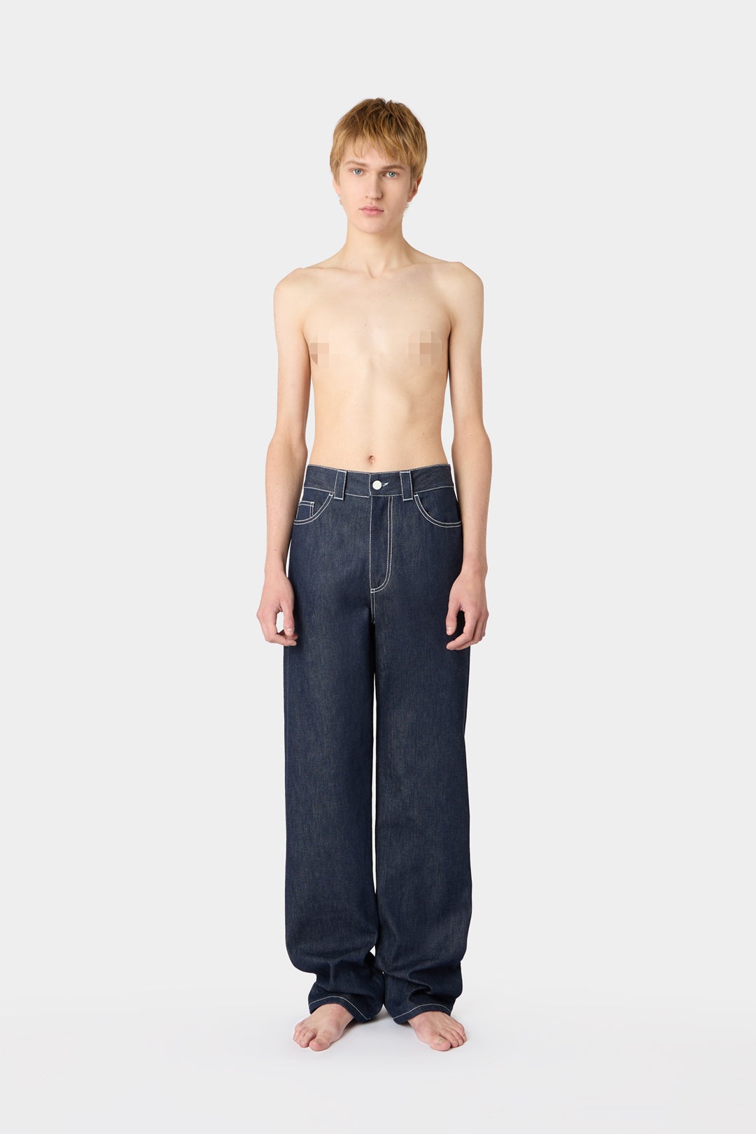 BELLIDENTRO PANTS / blue denim - 3