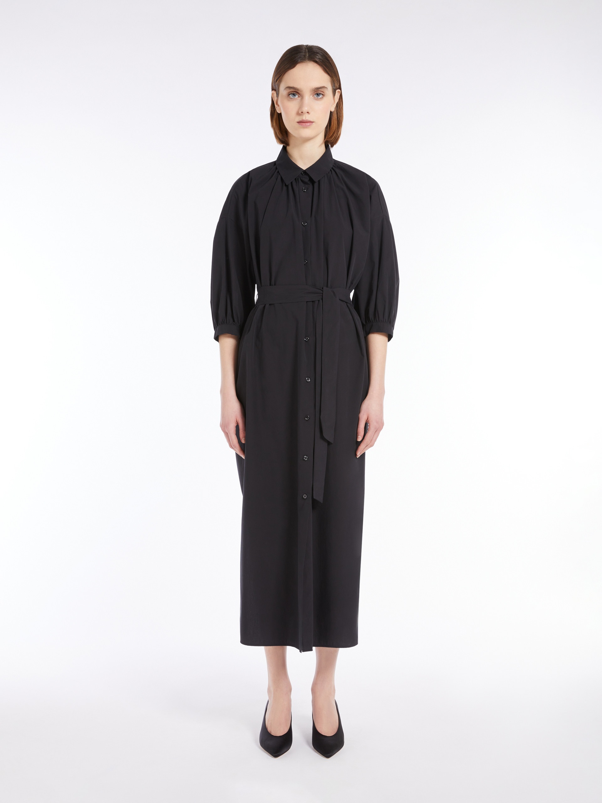 CATONE Cotton canvas shirt dress - 3