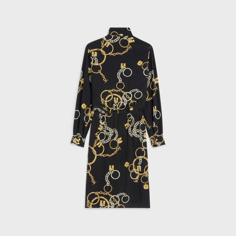 CELINE LAVALLIÈRE DRESS IN CREPE DE CHINE outlook