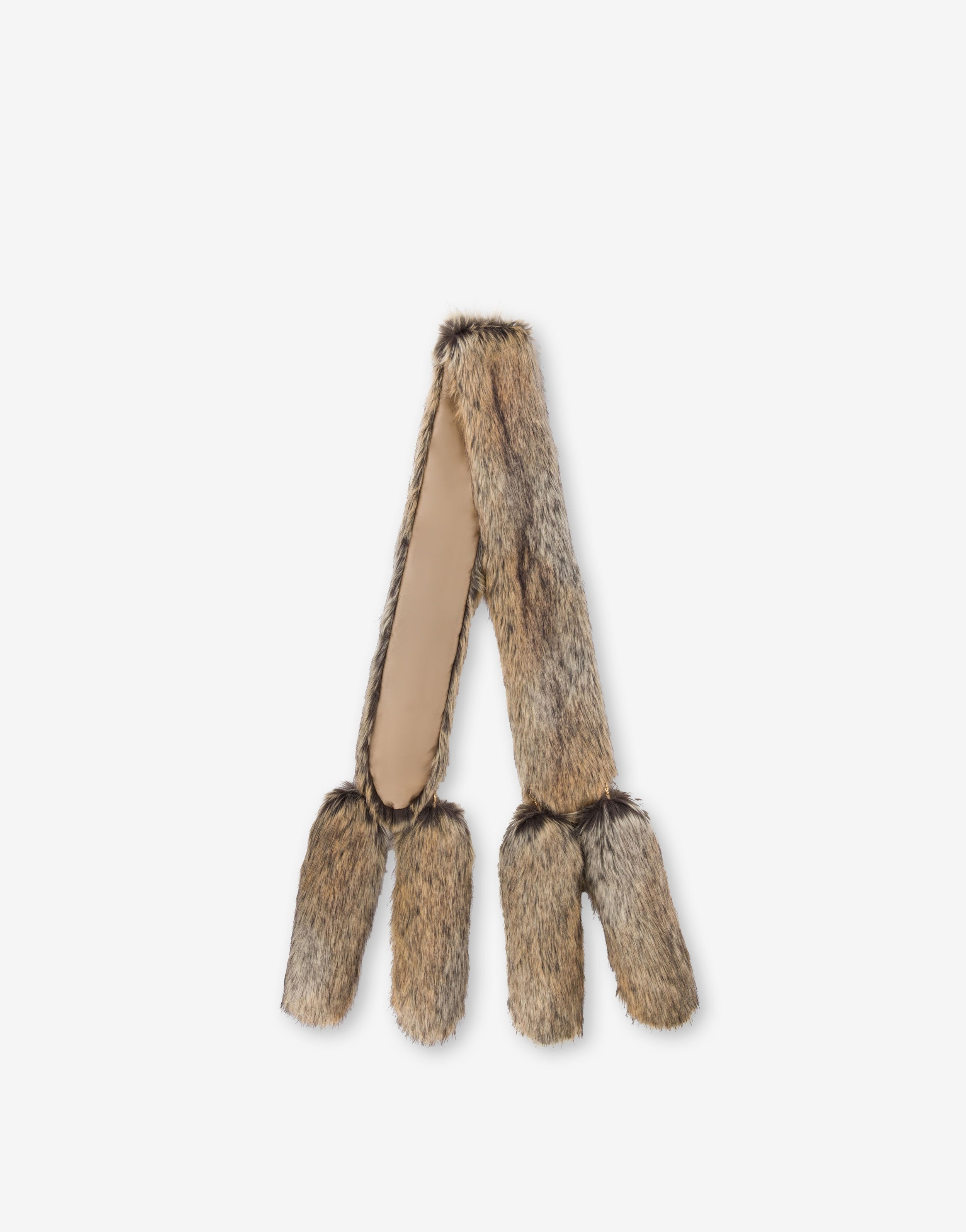FURRY EFFECT SCARF - 1