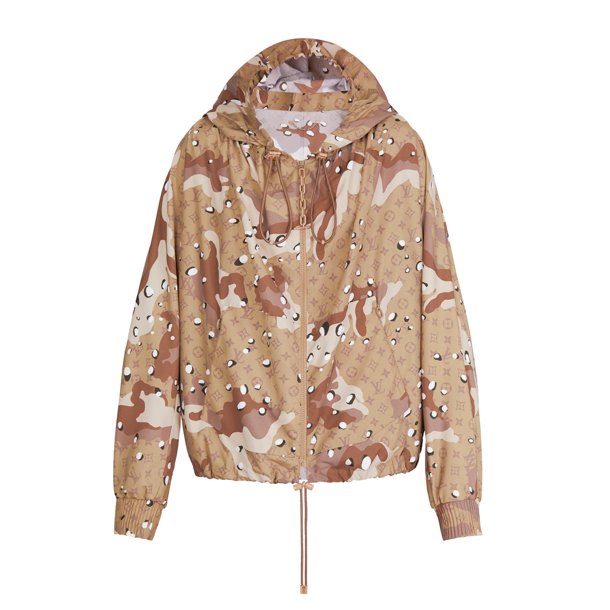 Camo Parachute Zipped Hoodie - 1