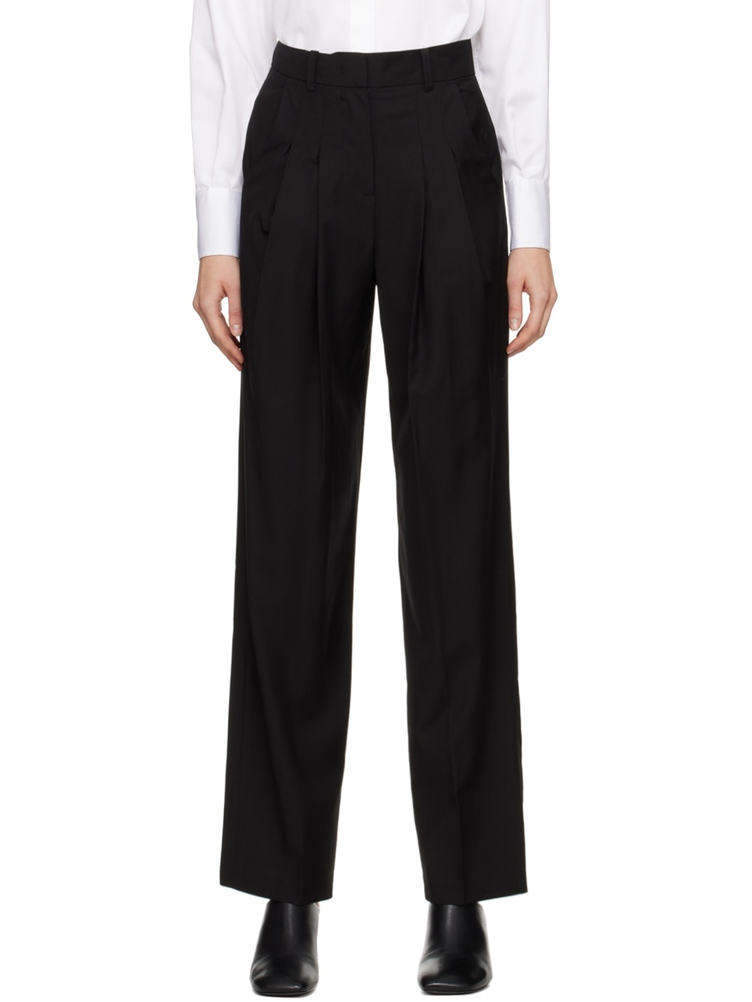 Black Gelso Trousers - 1