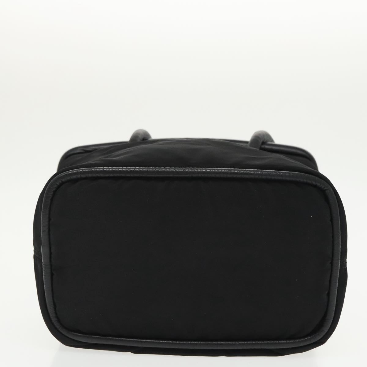CELINE Hand Bag Nylon Black Gold - 5
