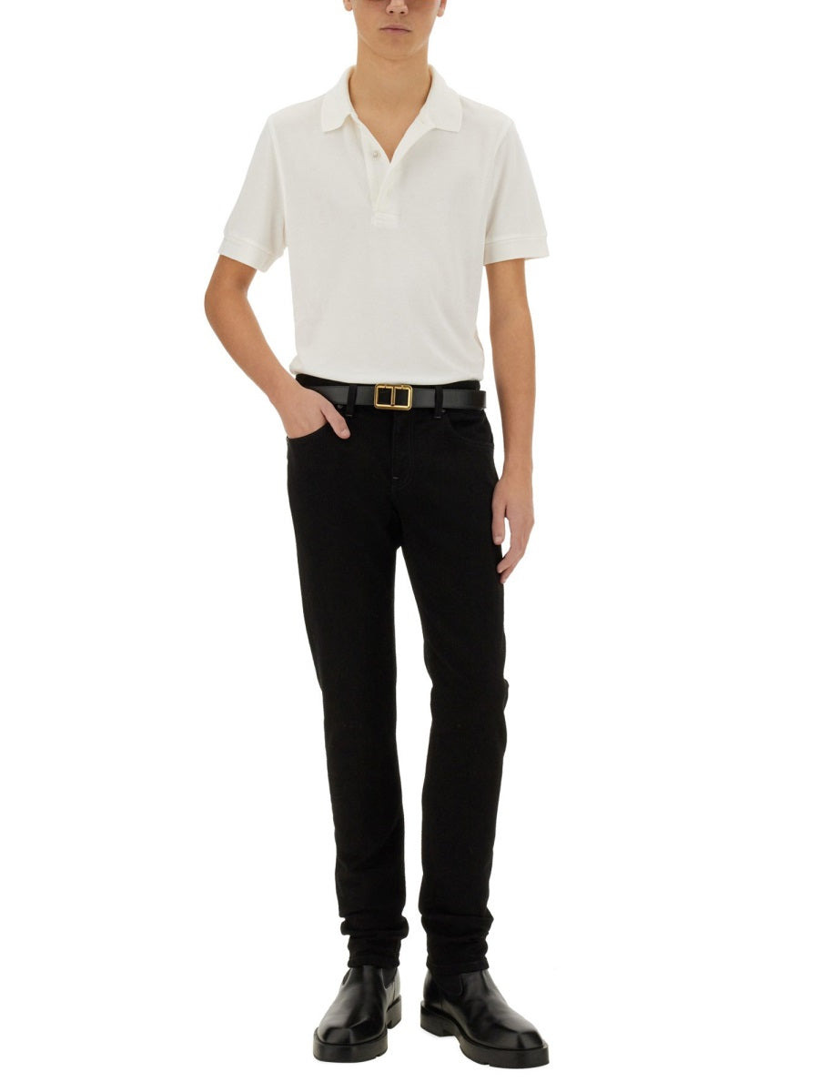 Tom Ford Men Piquet Polo - 2