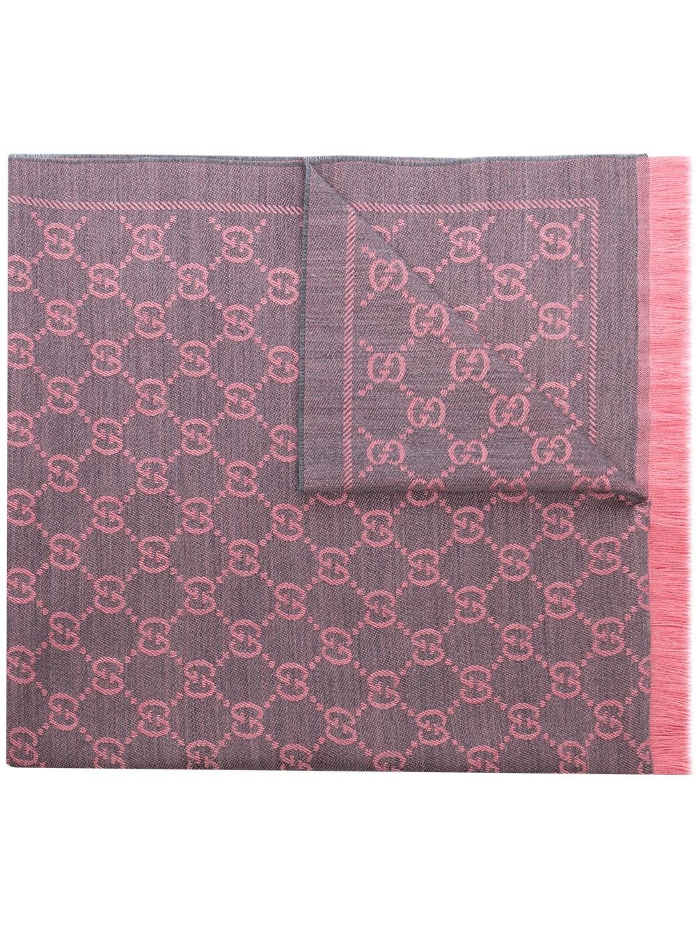 GG wool scarf - 1