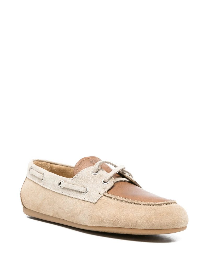 Miu Miu Miu Miu Suede Boat Shoes outlook