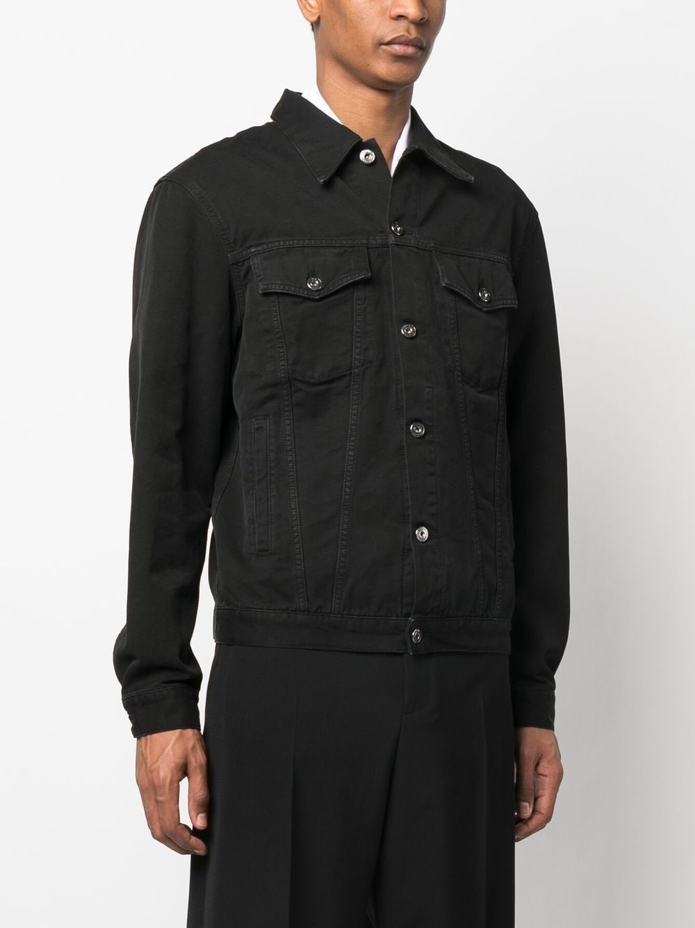 long-sleeve denim jacket - 3