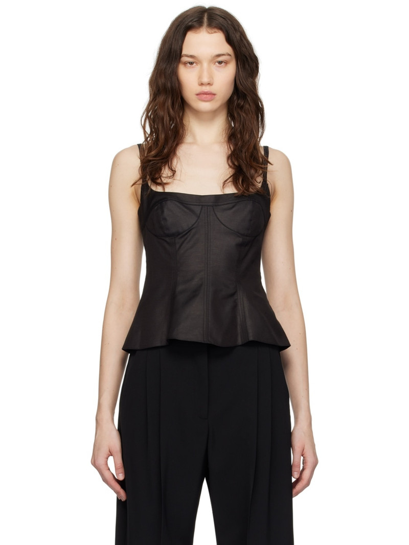 Black Peplum Camisole 1