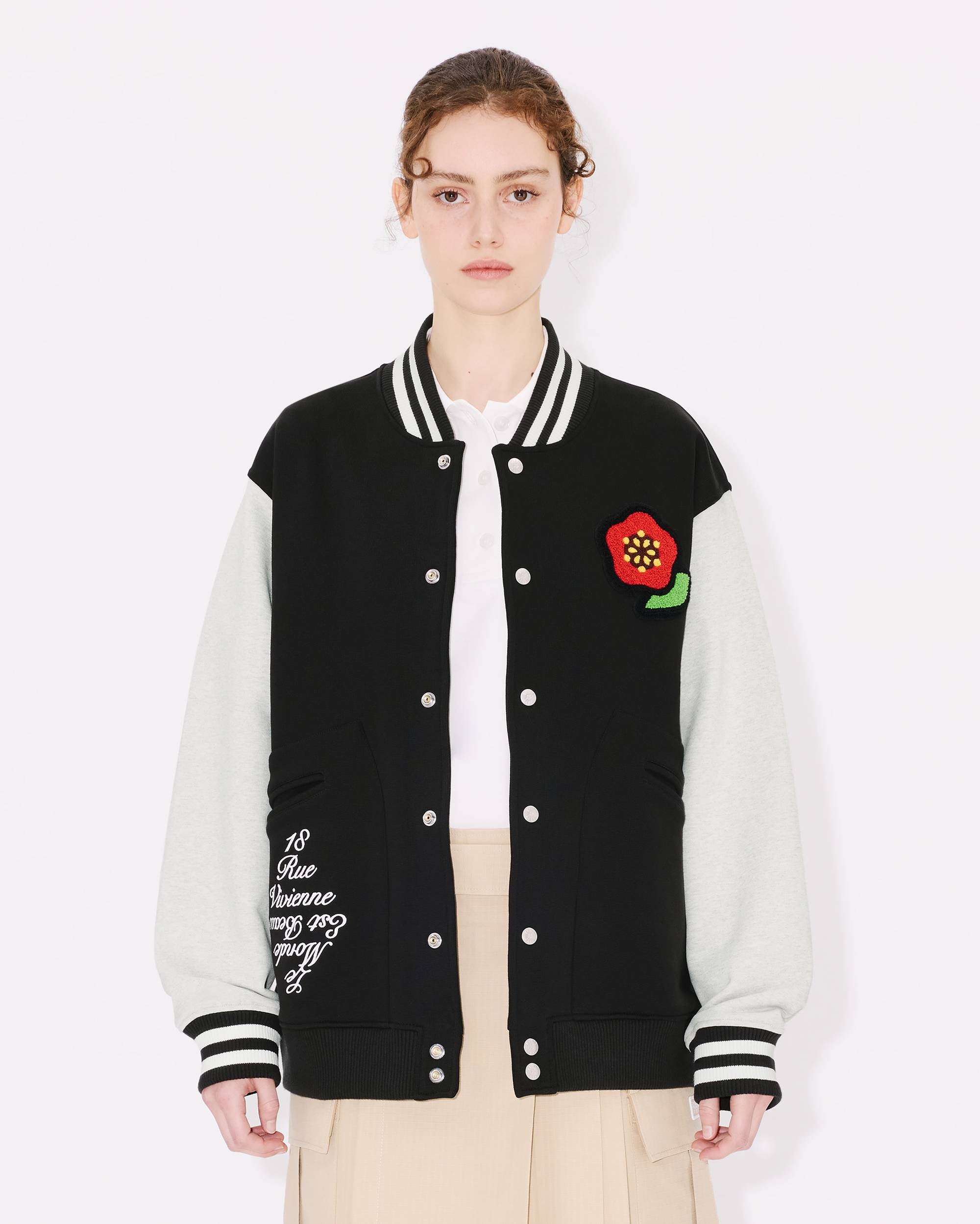 'KENZO Pop' embroidered genderless varsity bomber - 4