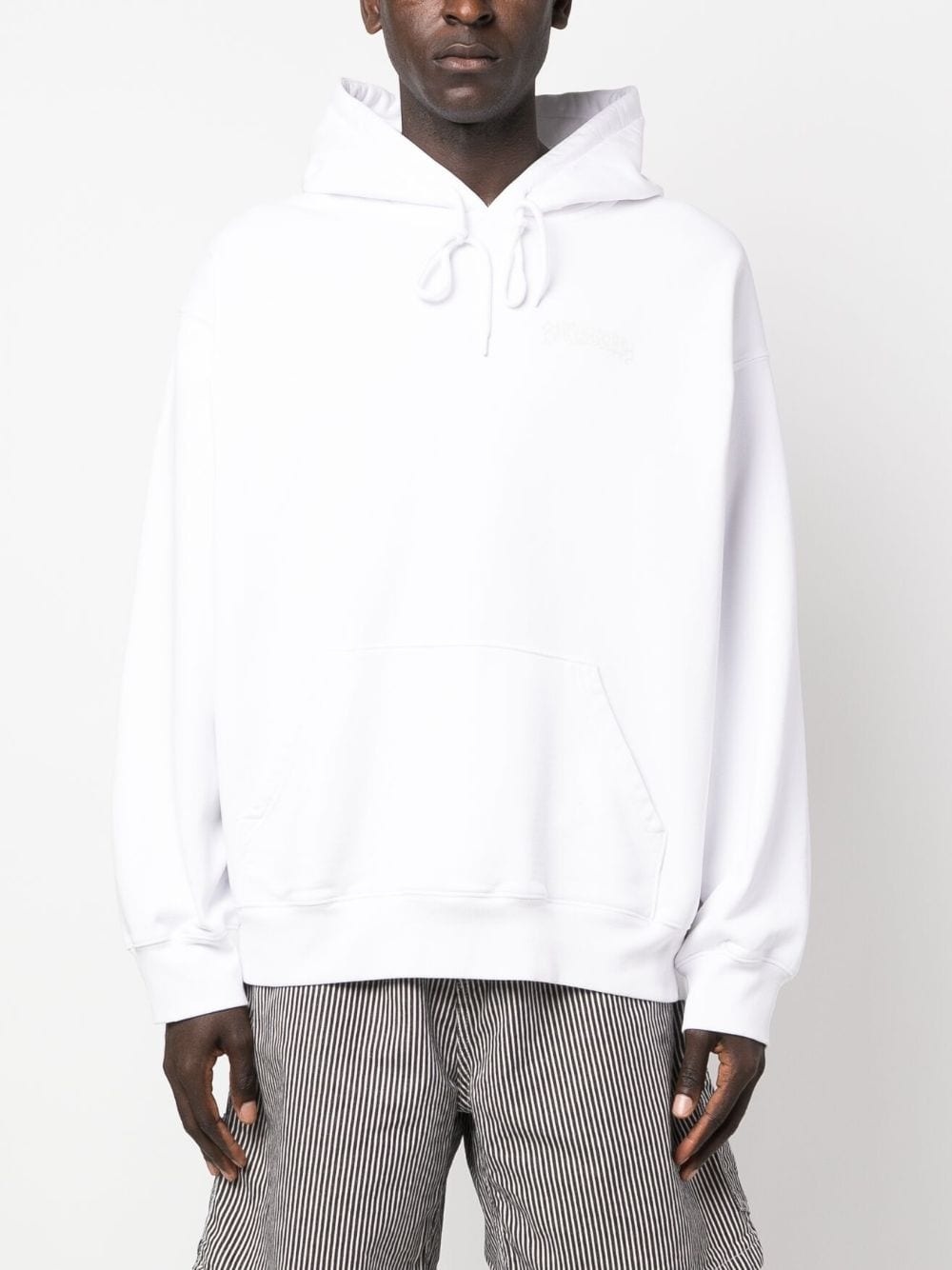 graphic-print cotton hoodie - 3